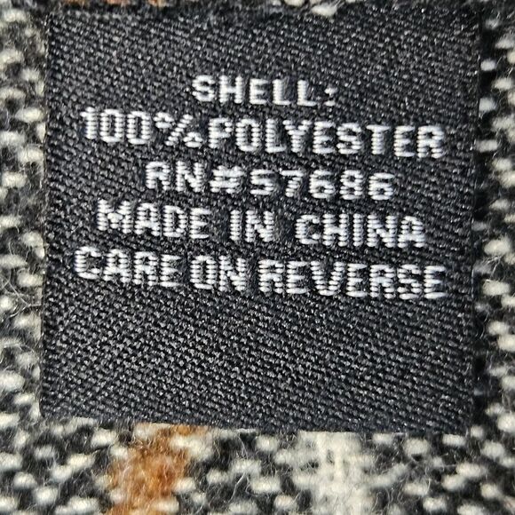 Me Jane Southwestern Fringe Open Front Cardigan Jacket Brown Cream Aztec Print - Picture 9 of 10